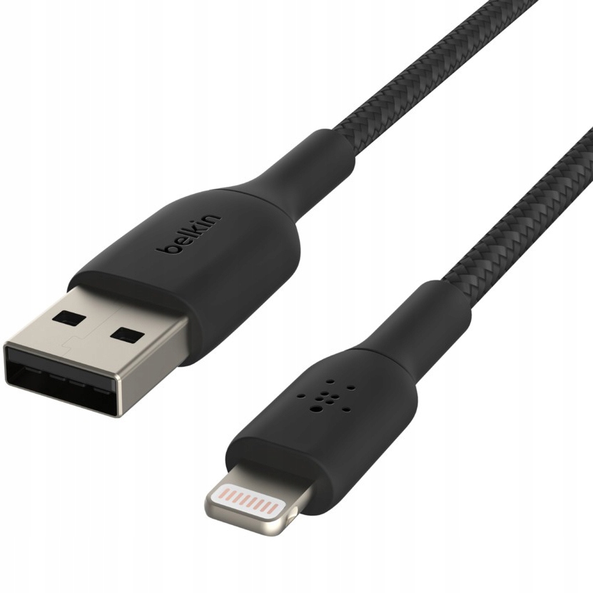 Kabel Belkin Boost Charge USB-A / Lightning, 2m Konstrukcja oplot