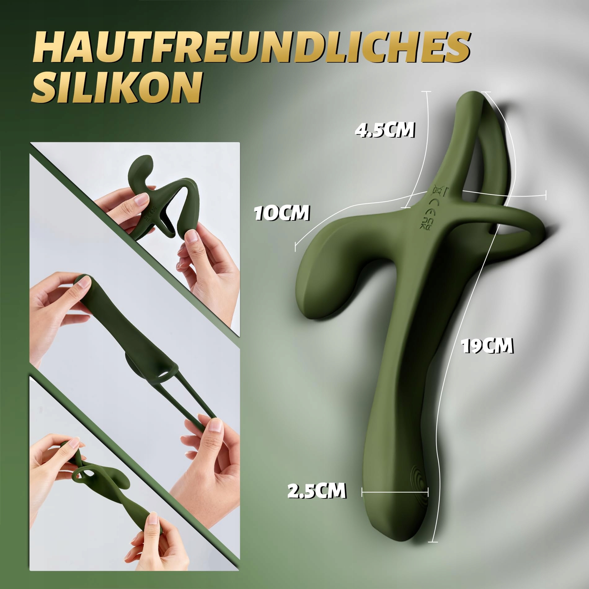 VIBRATOR Penisring Z 7 Trybami Wibracji Stymulator Klitorisu i G-Punktu — miniatura 6