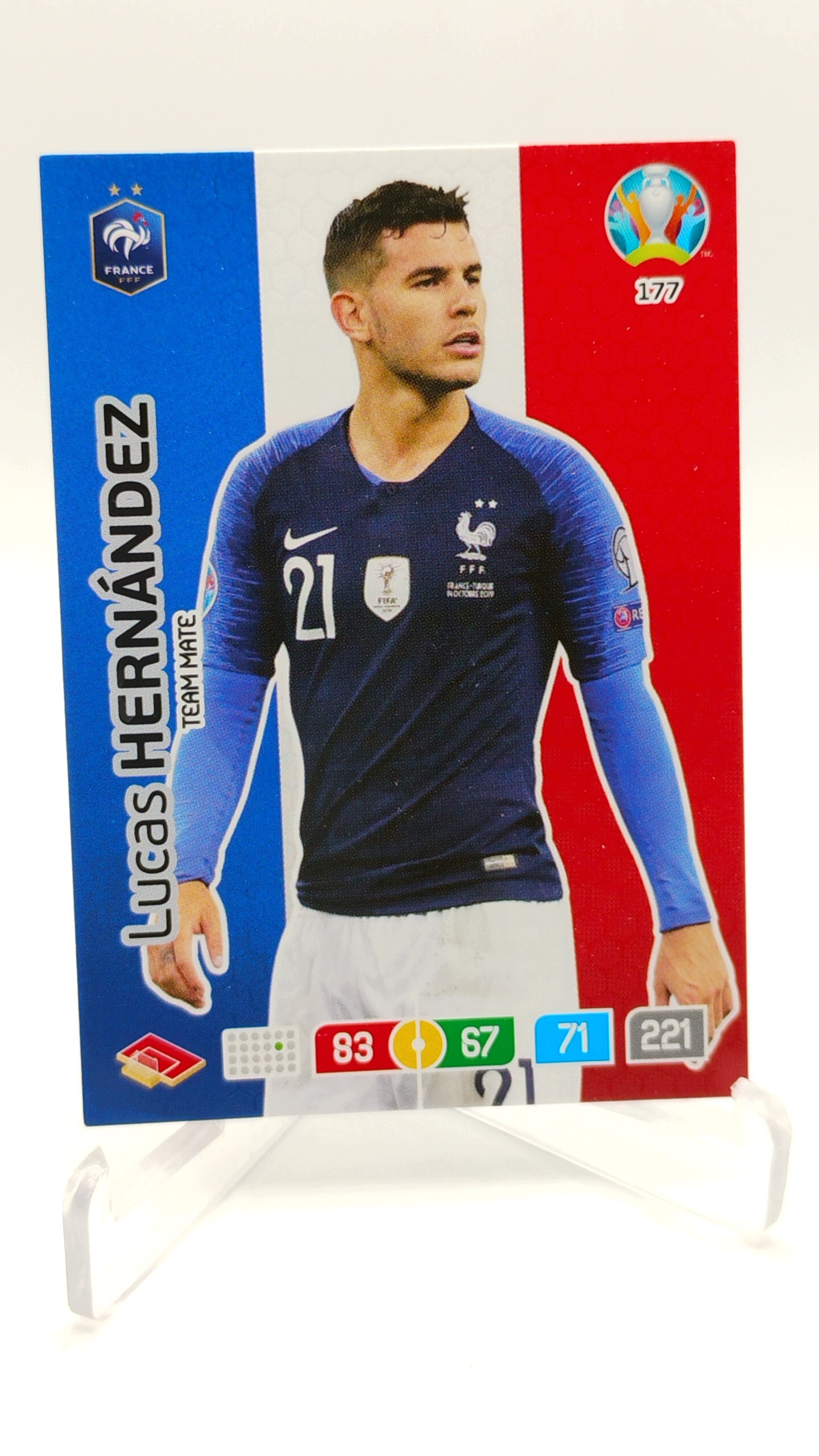 Panini Euro 2020 Team Mate 177 Lucas Hernandez Francja
