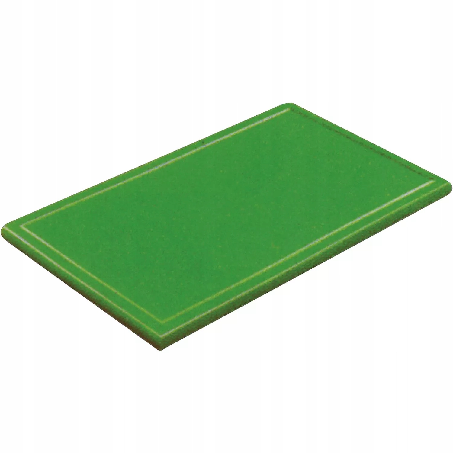 Gastro Prkénko krájecí plastové 50x30x2 cm, s drážkou, zelené