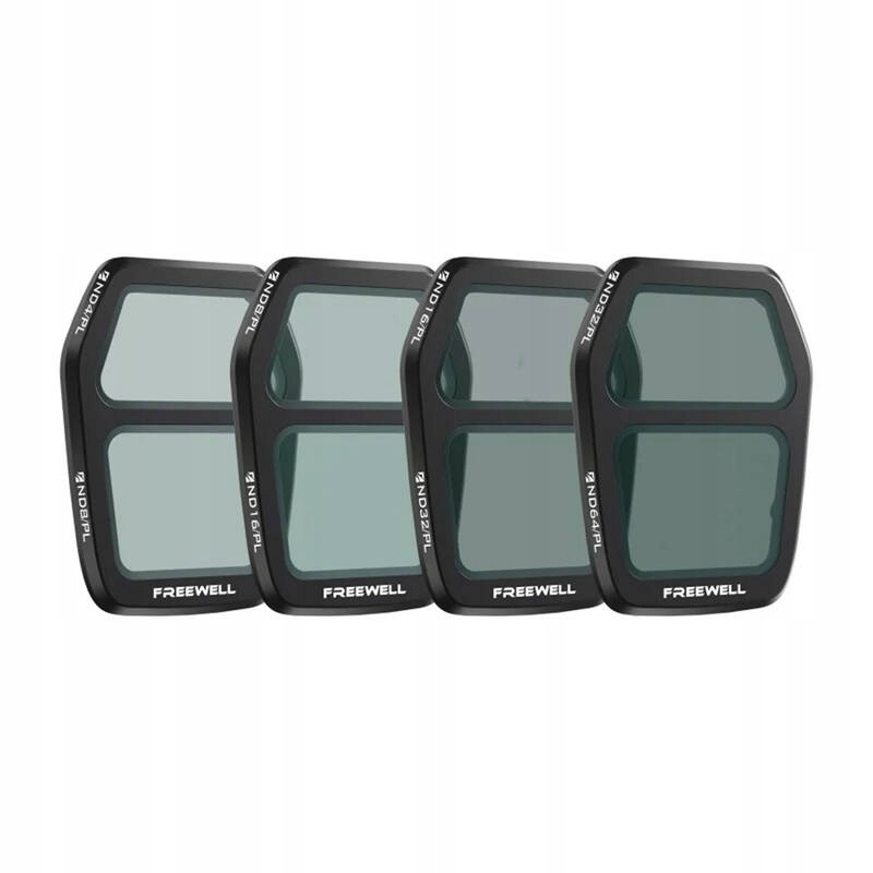 Freewell Zestaw 4 Filtrów Bright Day ND8/PL ND64/PL Do Drona Dji Air 3S