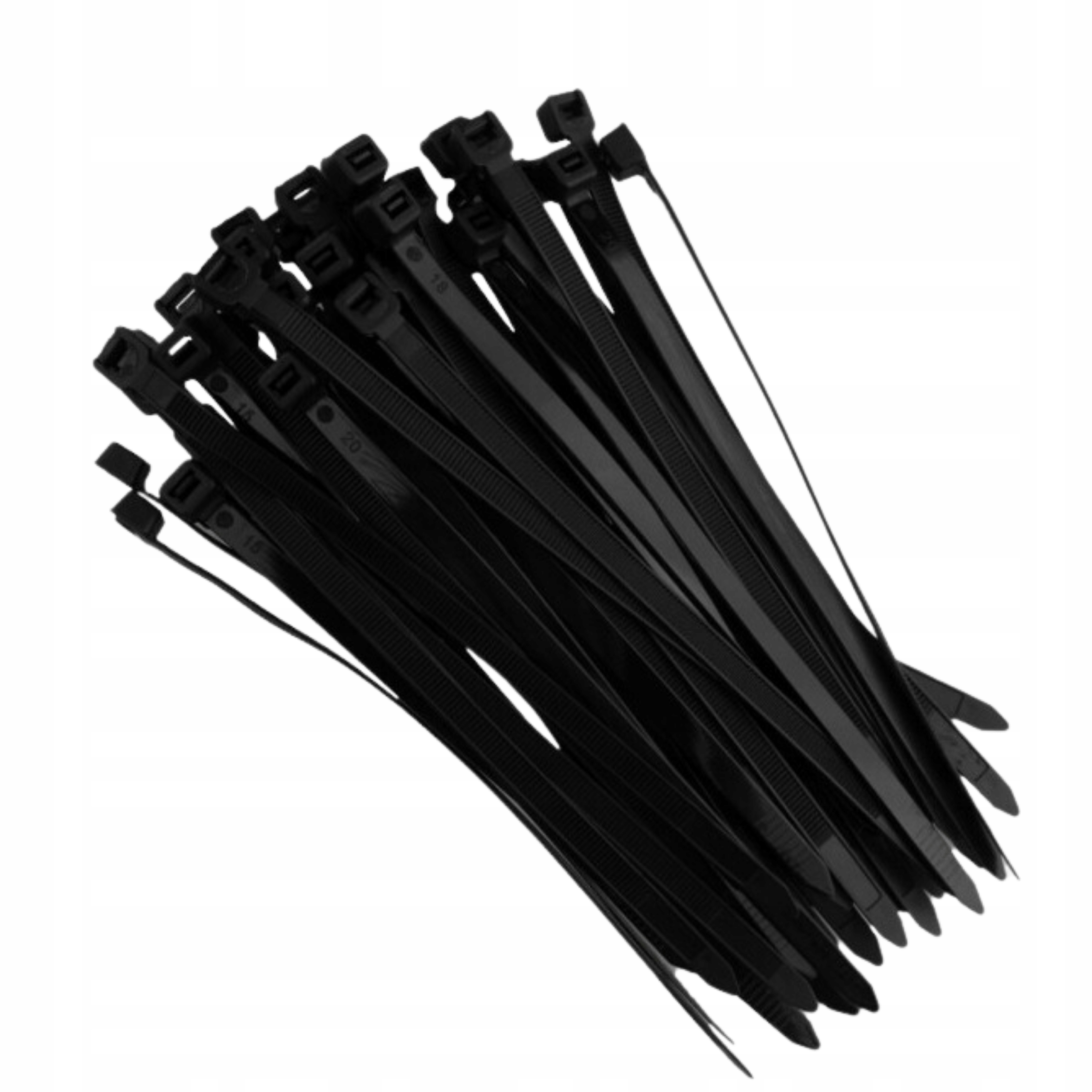 Opaska Kablowa 20/3,6 CZARNA 100 sztuk M20067 OK-36200B ECO-LIGHT Trytytka Kod producenta EC20067