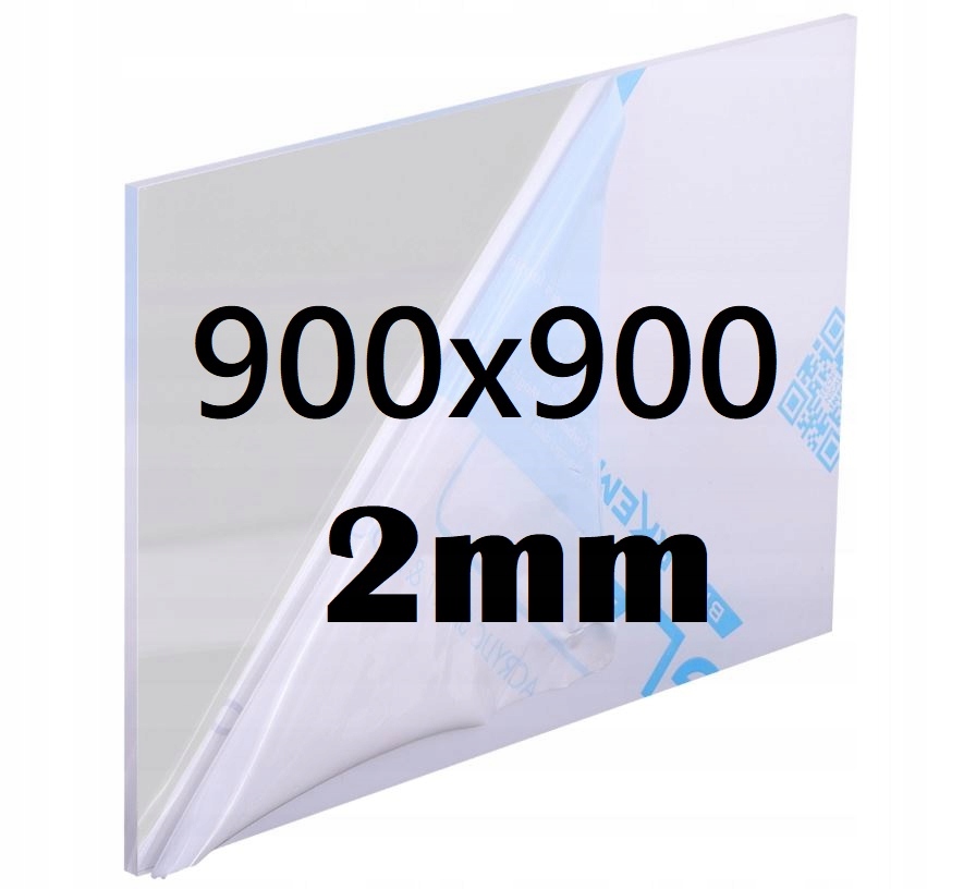 Plexi Plexi Plexi Plexa na míru 90 cm x 90 cm x 2 mm Bezbarvá Deska