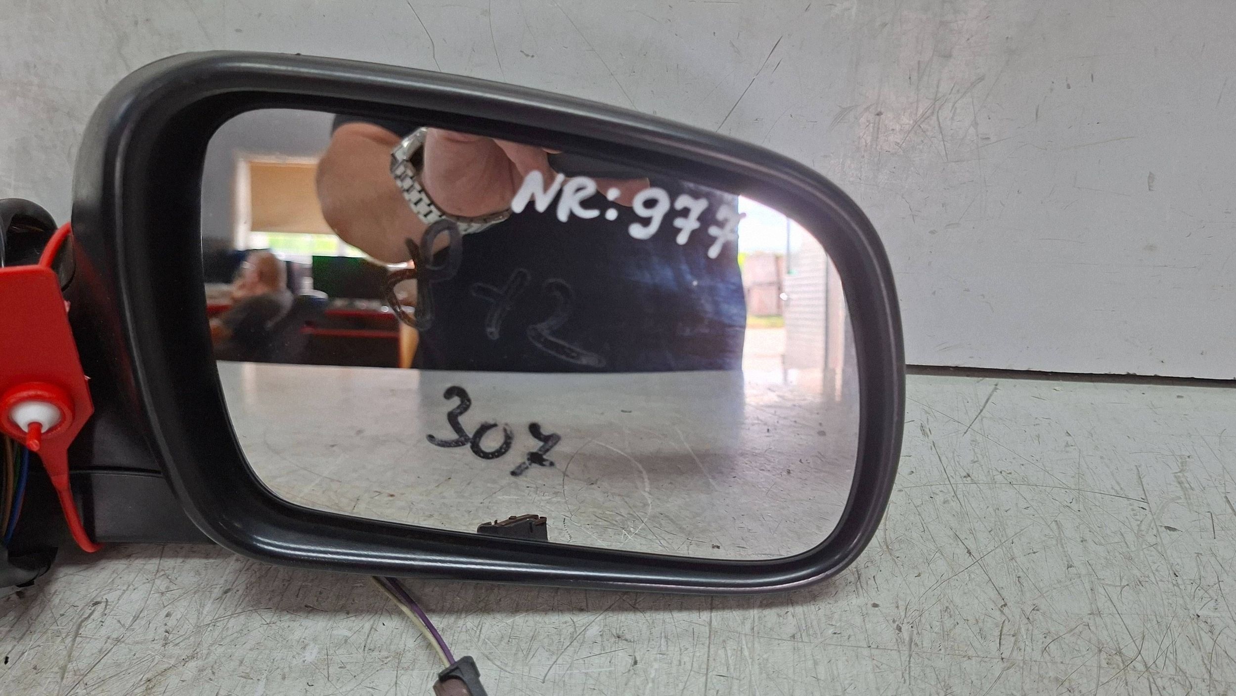mirror right 10 vertical 96577215XT PEUGEOT 307 2001