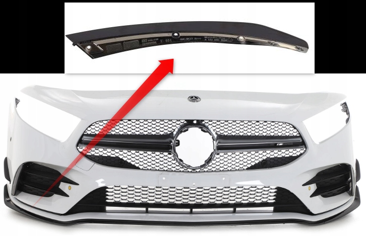Lišta Nárazníku Mercedes A Třída W177 Pravá P Amg
