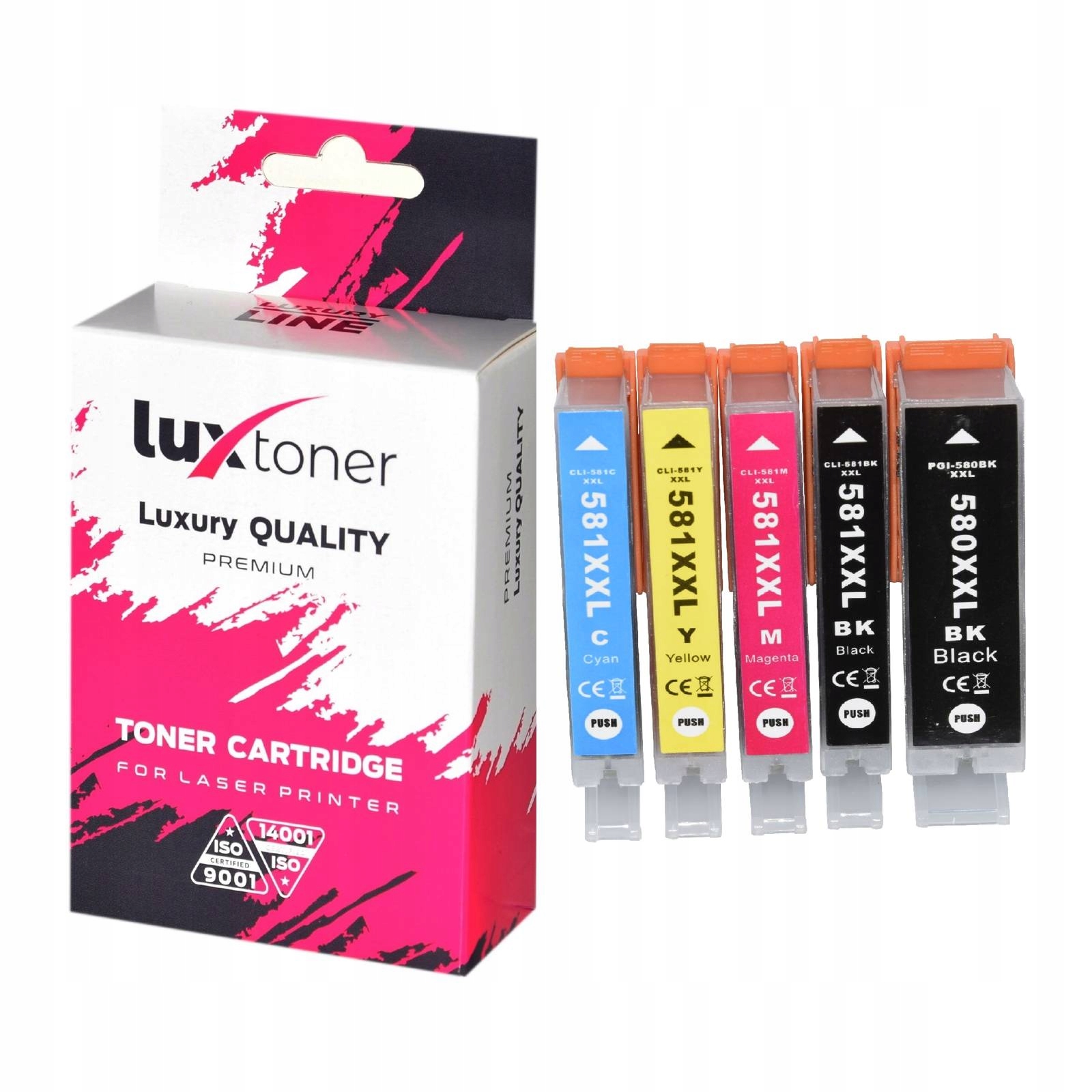 

5x Tusz do Canon Pixma TS6150 TS6151 TR7550 TR8550