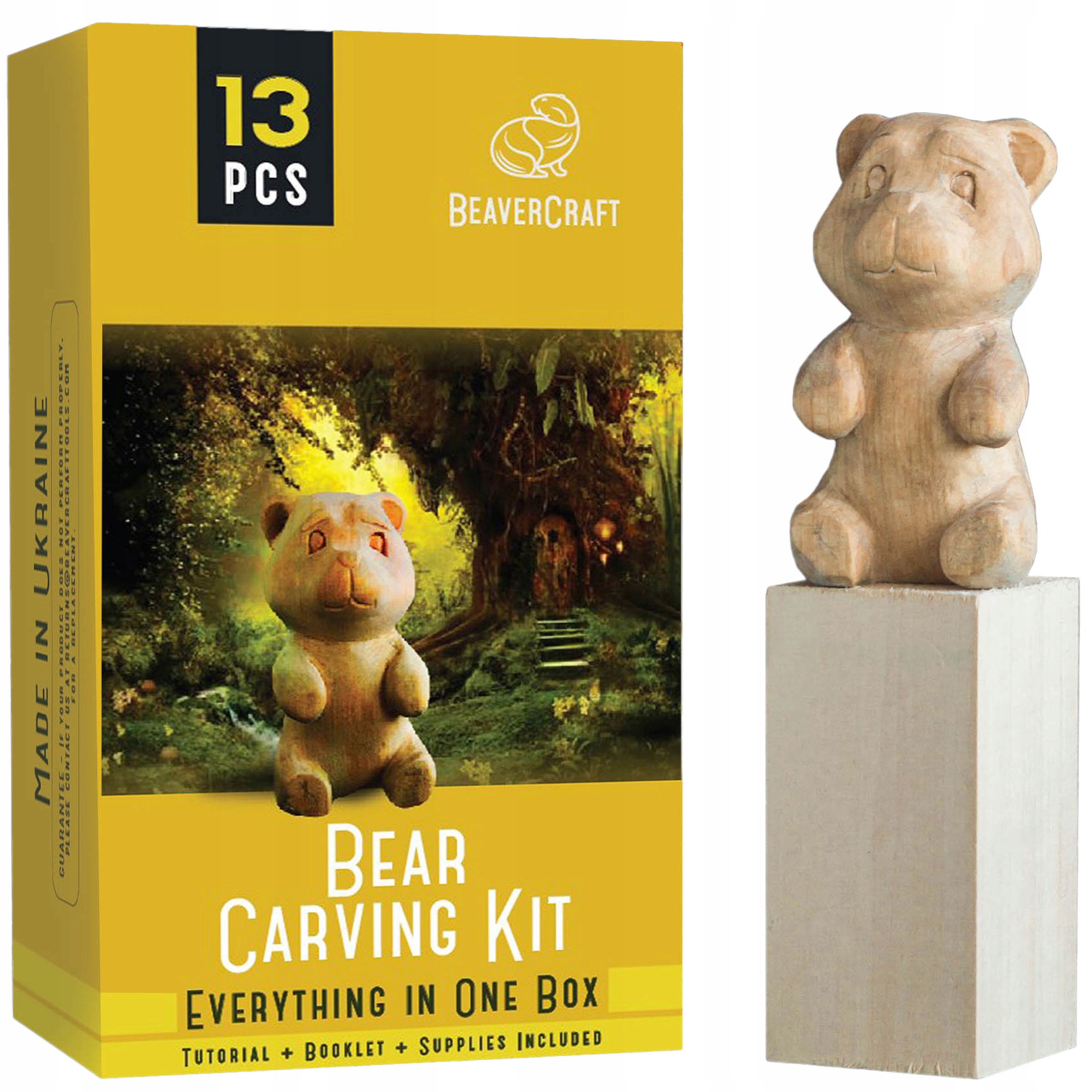 

BeaverCraft zestaw do rzeźbienia Miś