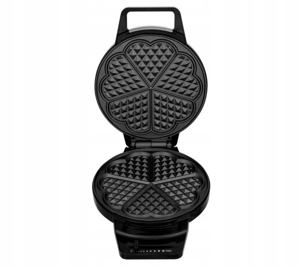 Gofrownica Sencor SWF 1010BK 5 Serc 1000W Gofry Nieprzywierająca powłoka Model SWF 1010BK