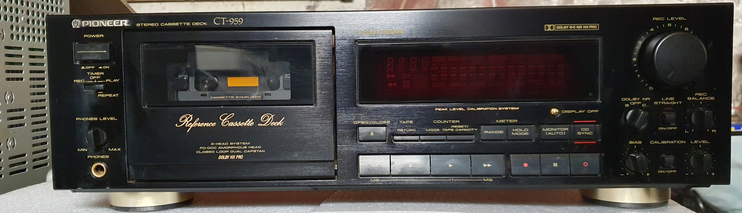 Кассетный магнитофон Pioneer Ct959 черный