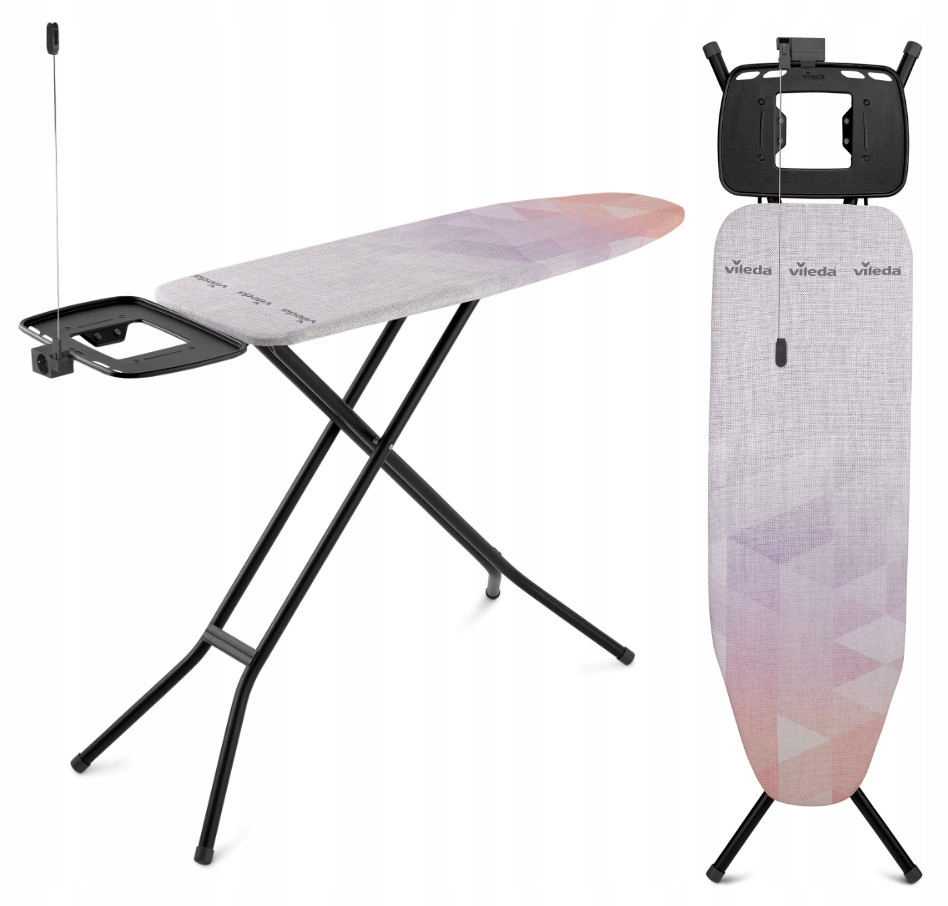 Levně Vileda Žehlicí prkno Diamond Plus s titanovým povrchem a XL podstavcem
