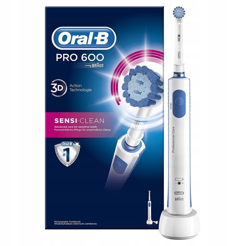 Oral-B PRO 600 3D BIANCO BRAUN Spazzolino elettrico ORAL-B 4210201077732 Oral-B PRO 600 3D BIANCO BRAUN Spazzolino elettrico ORAL-B 4210201077732