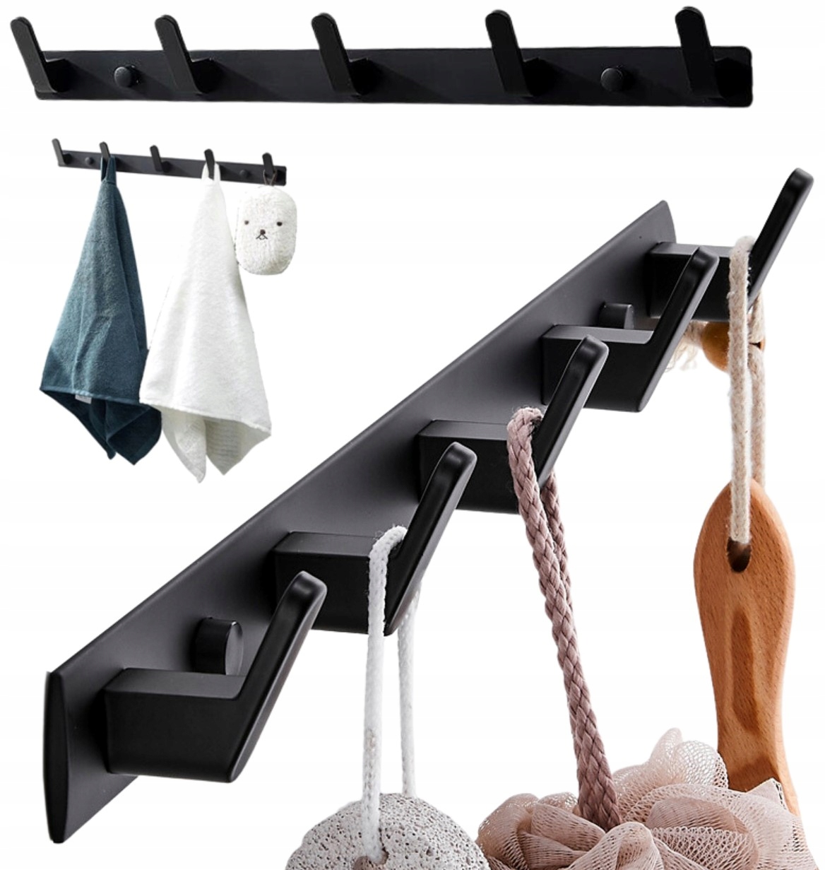 

Wieszak Loft na ścianę Łazienkowy szlafrok ręcznik