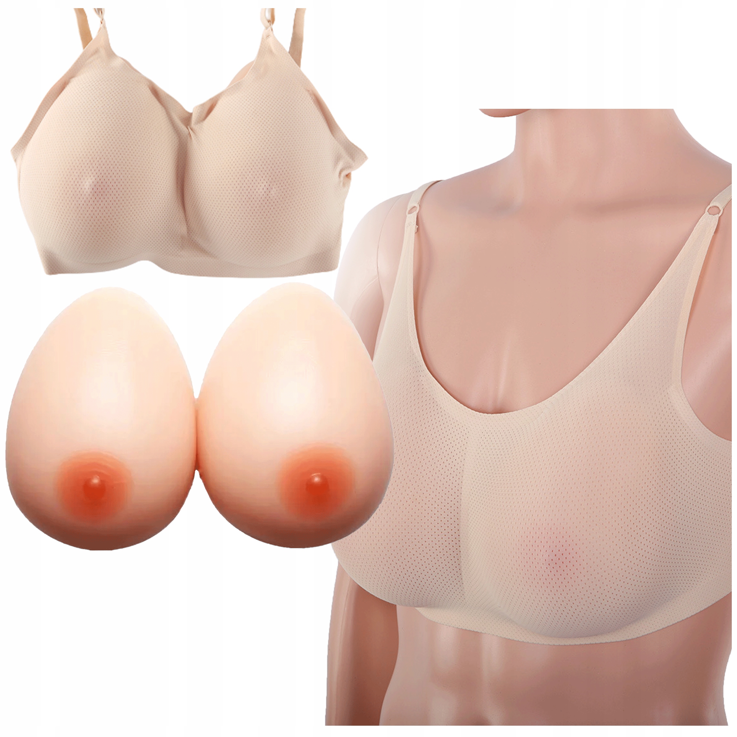 Podprsenka Na Protézu Prsní Protézy 70 Prsní Protéza 600 G Sada