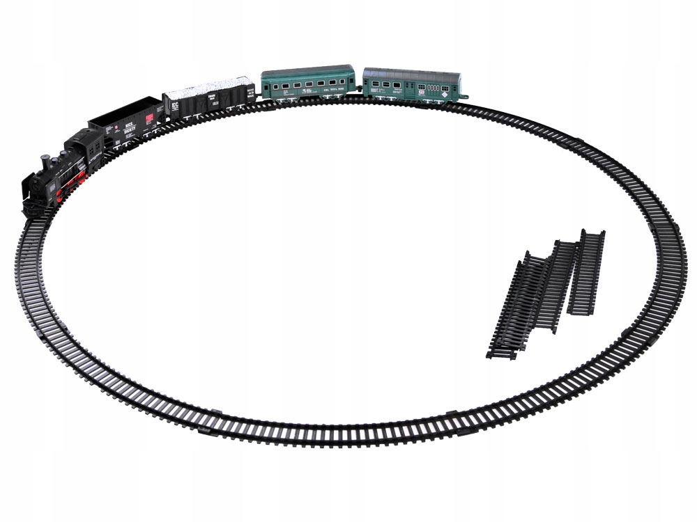 Kolejka elektryczna lokomotywa z wagonami RC0448 Minimalny wiek dziecka 3