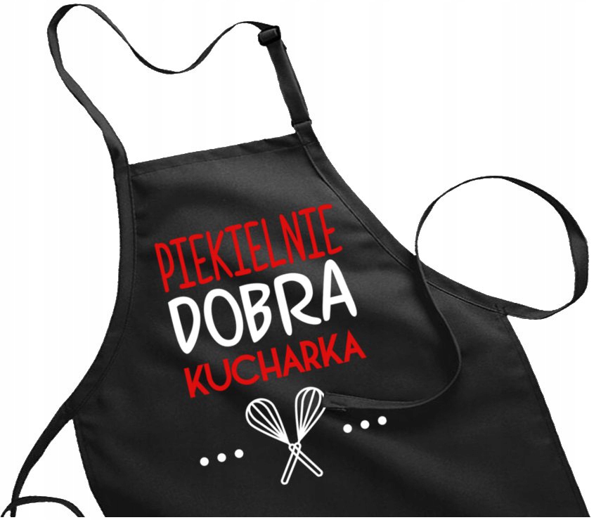 

Piekielnie Dobra Kucharka Fartuch Z Nadrukiem