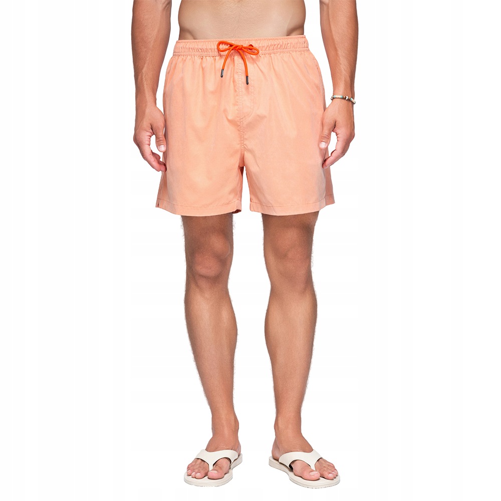 Plavková tkanina s matným povrchem oranžová OM-SRSS-0216 XL/XXL