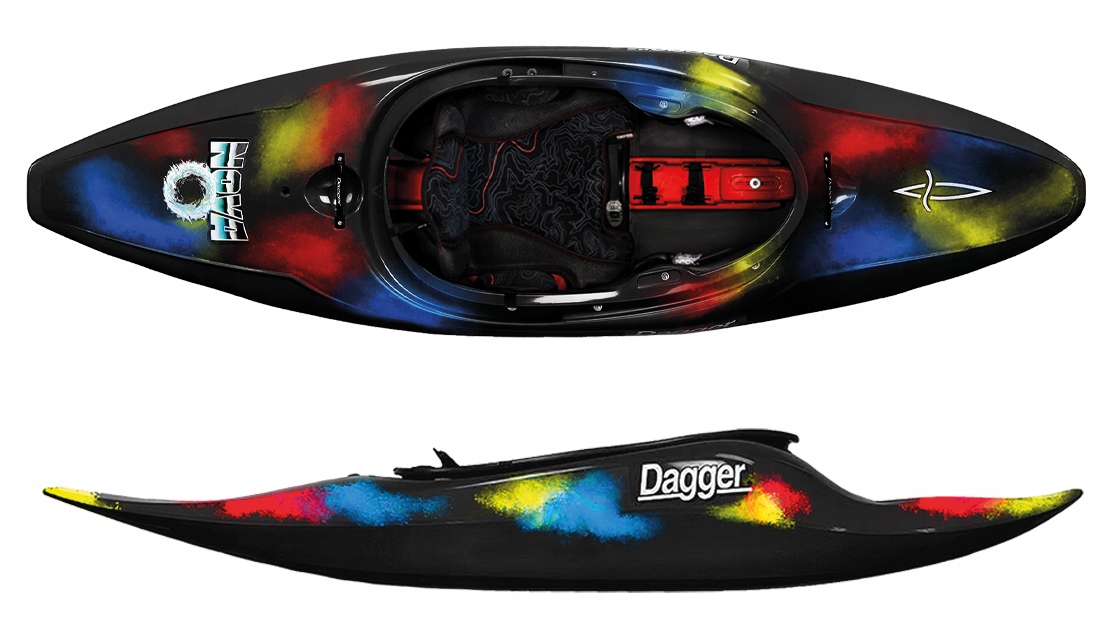 Jednoosobowy Kajak Górski Nova Play Dagger Whitewater Freestyle