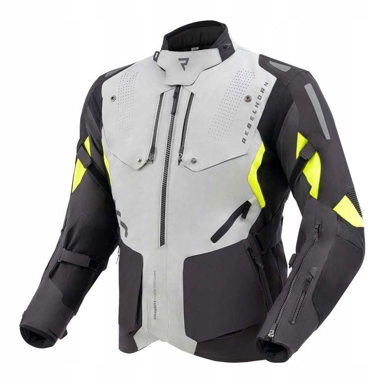 Bunda Rebelhorn Hiker IV Black/grey/fluo Yellow šedá žlutá fluo Bonus