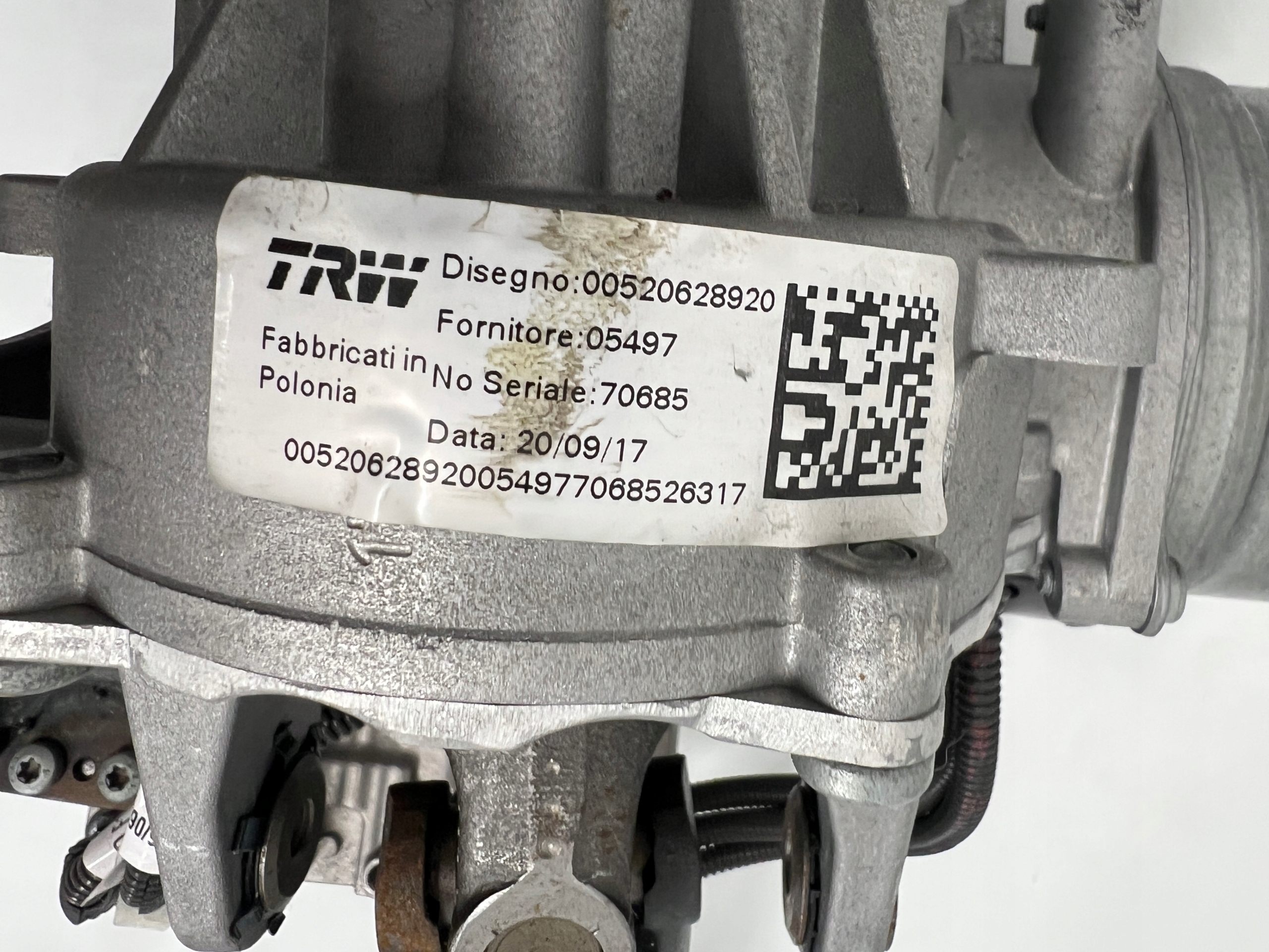 Fiat 500X steering wheel rod control electrics 00520628920