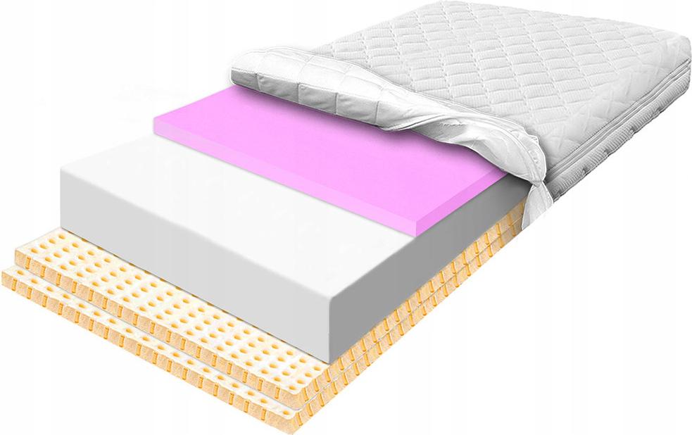 Matrac 140x200 Hr 6 cm latexový vzdušný H2 24 cm