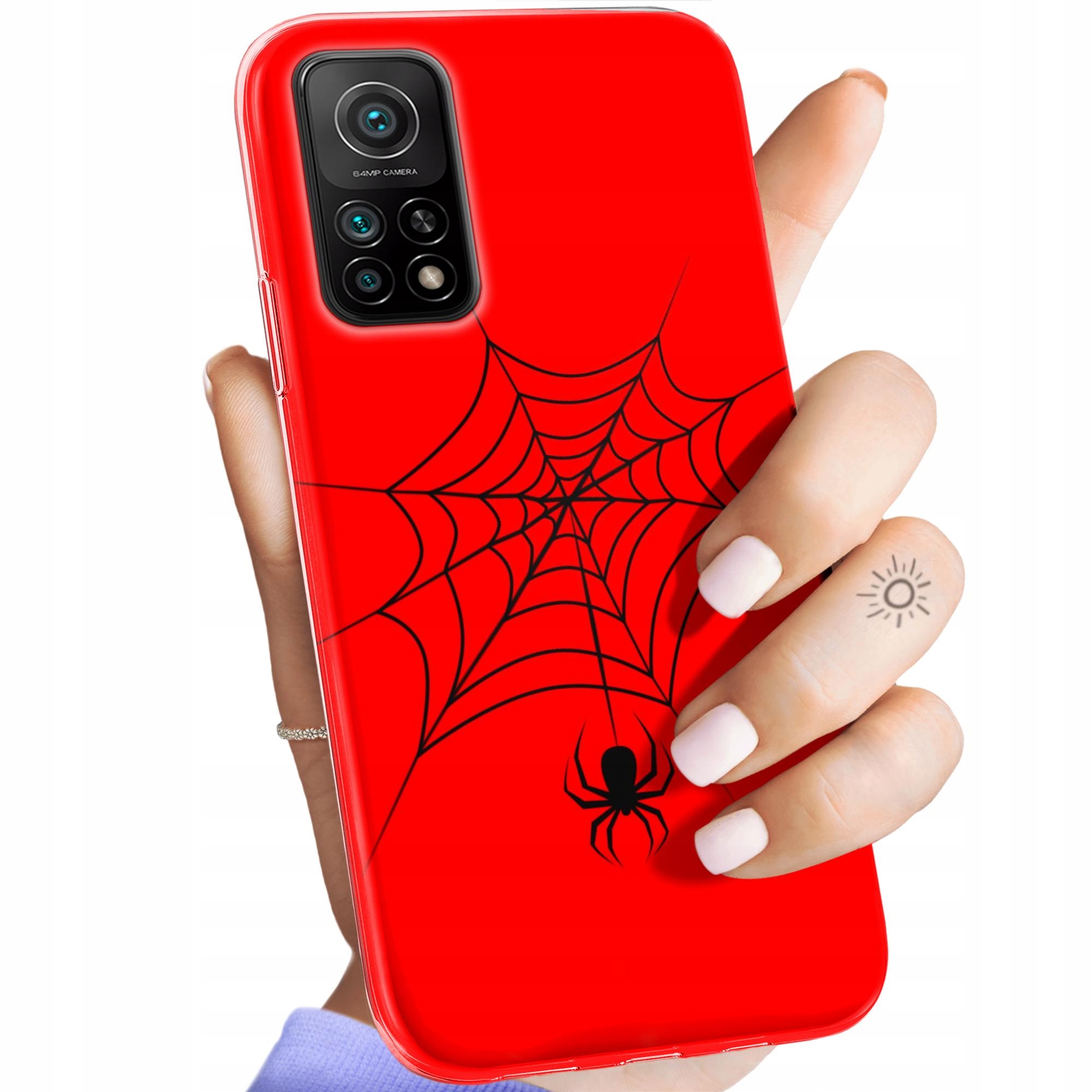 Etui Do Xiaomi MI 10T Pro 5G Pająk Spider Pajęczyna Obudowa Pokrowiec