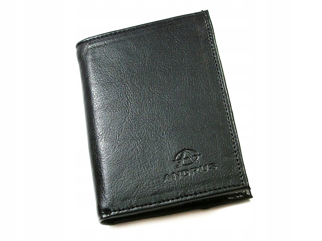 ANDRUS Wygodny Portfel do Kieszeni SKÓRA GW.2 LATA Kod producenta Andrus