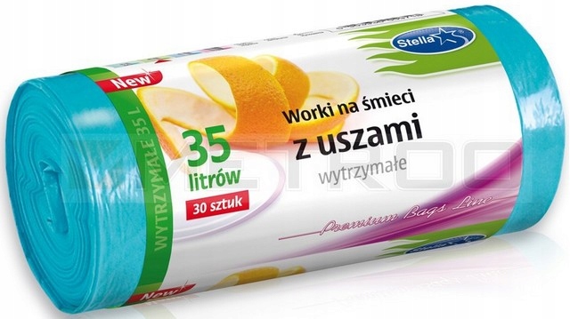 

Worki na śmieci Ldpe 35l 30szt niebieskie