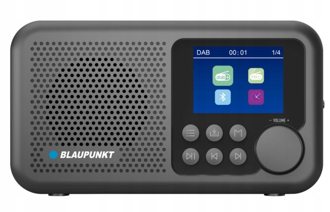 Blaupunkt DR8BK Dab/dab+ Fm Digitální rádio Bluetooth Usb černé