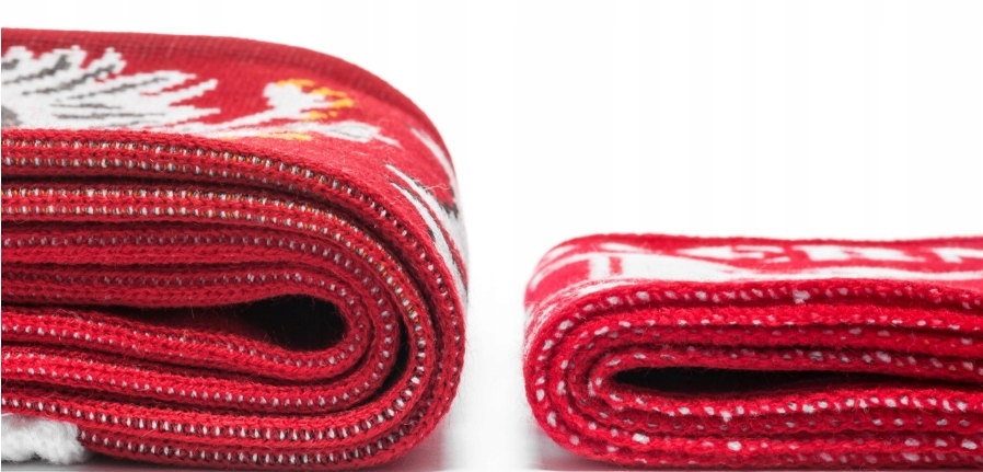 SZALIK DWUSTRONNY REPREZENTACJI POLSKI 150 cm x 17 cm DLA KIBICA SZAL WZÓR Marka bez marki