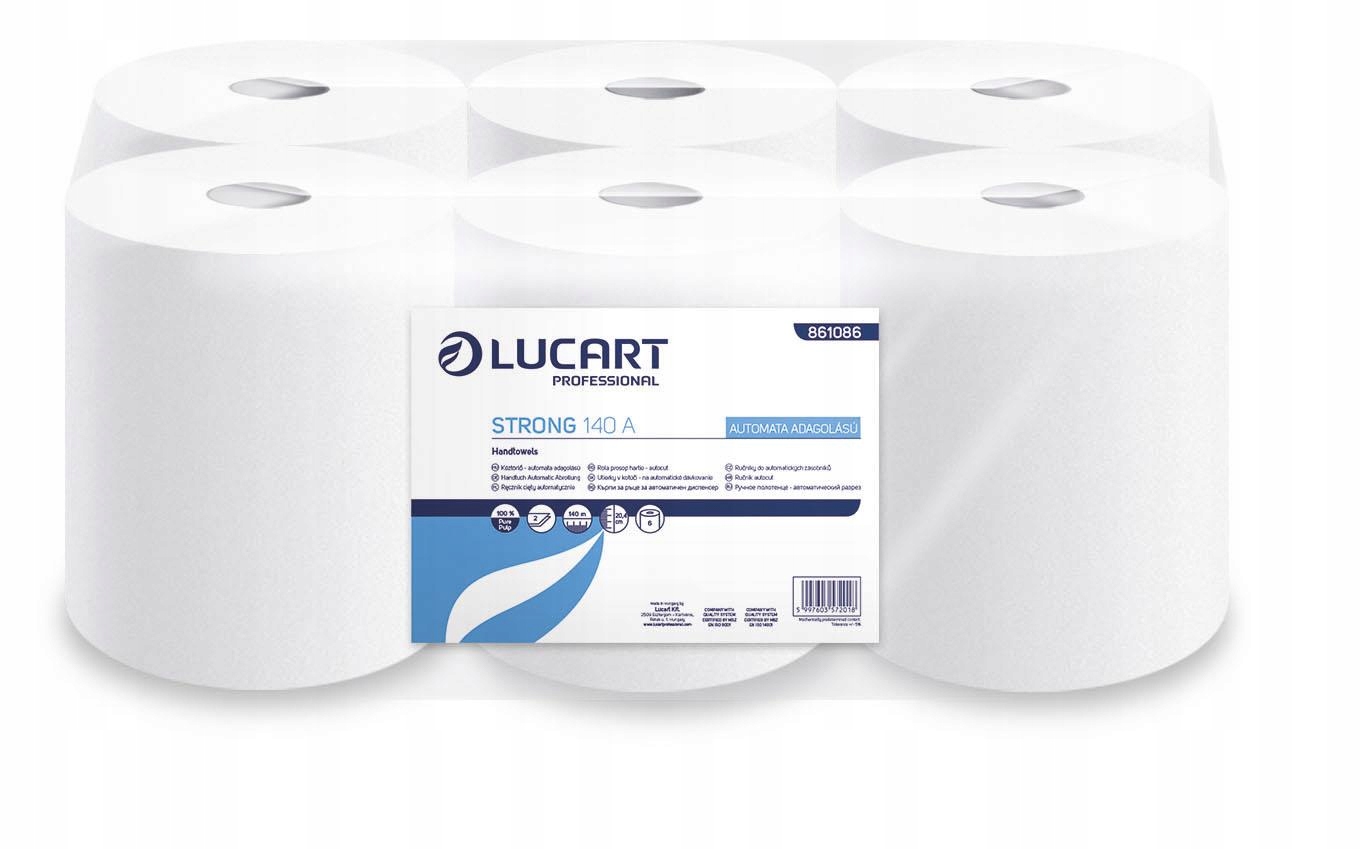 LUC-861093J - Lucart ręcznik w roli 2-warstwowy, celulozowy, 59 mb, op. 12 rolek 861093 — miniatura 2