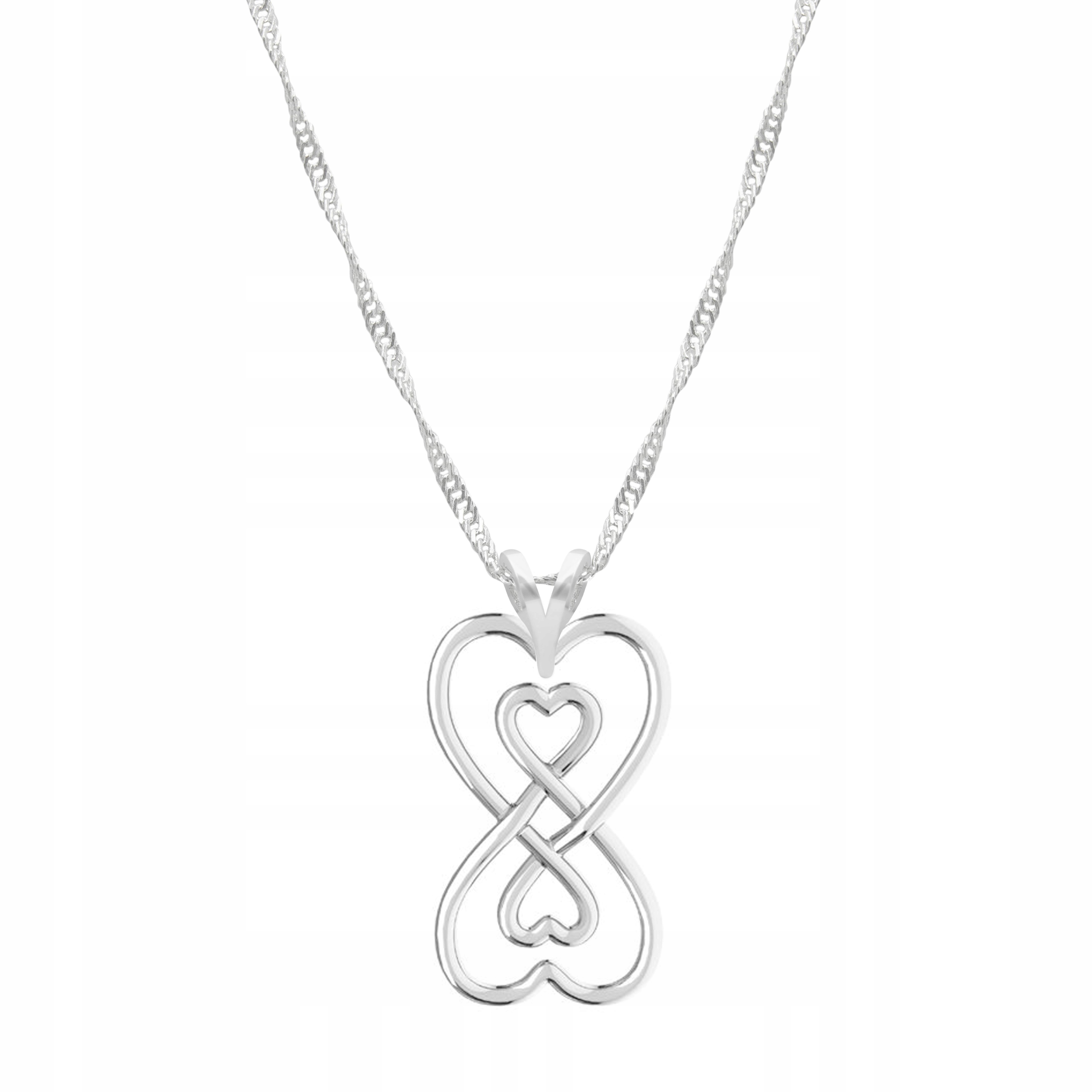 Stříbrný řetízek náhrdelník 925 Nekonečno