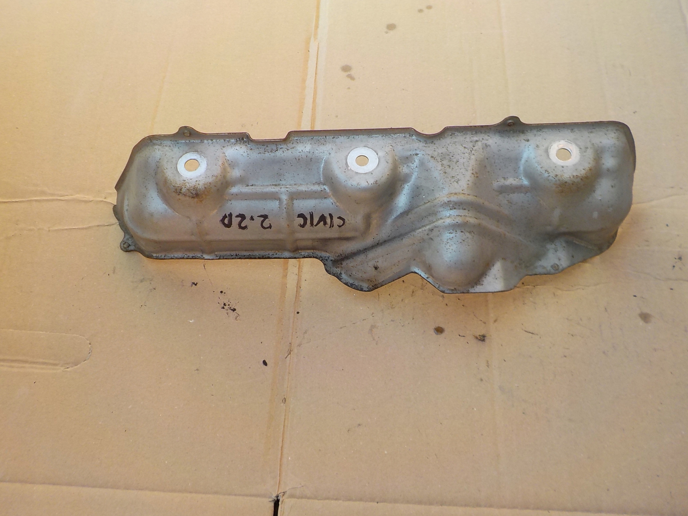 cover heat shield header pipe honda civic VIII UFO 2,2 and-CTDI