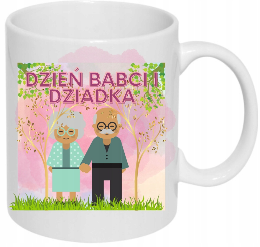 KUBEK NA DZIEŃ BABCI i DZIADKA, BABCIA, DZIADEK