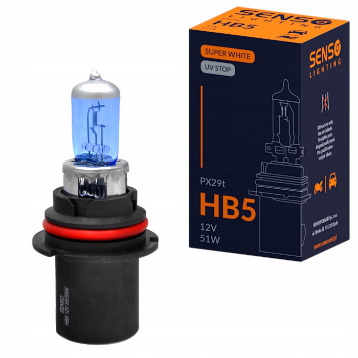 Żarówka Senso White HB5 12V 65/55W PX29t