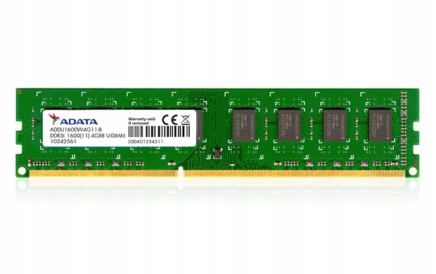 Adata/ DDR3L/ 8GB/ 1600MHz/ CL11/ 1x8GB ADDU1600W8G11-S