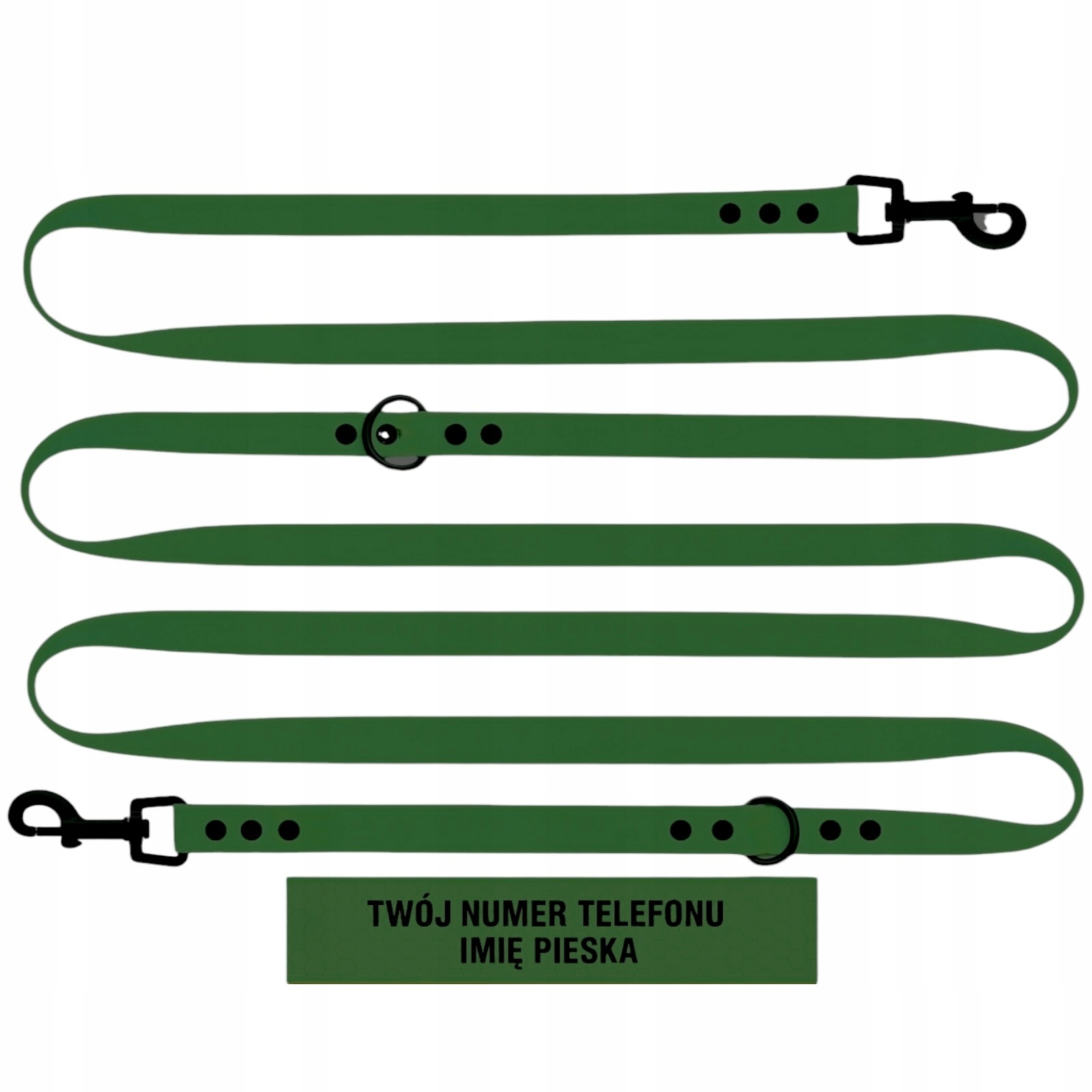 Vodítko Lanko Nastavitelné Přepínací Voděodolné Měkké Biothane Pvc 10M 20MM