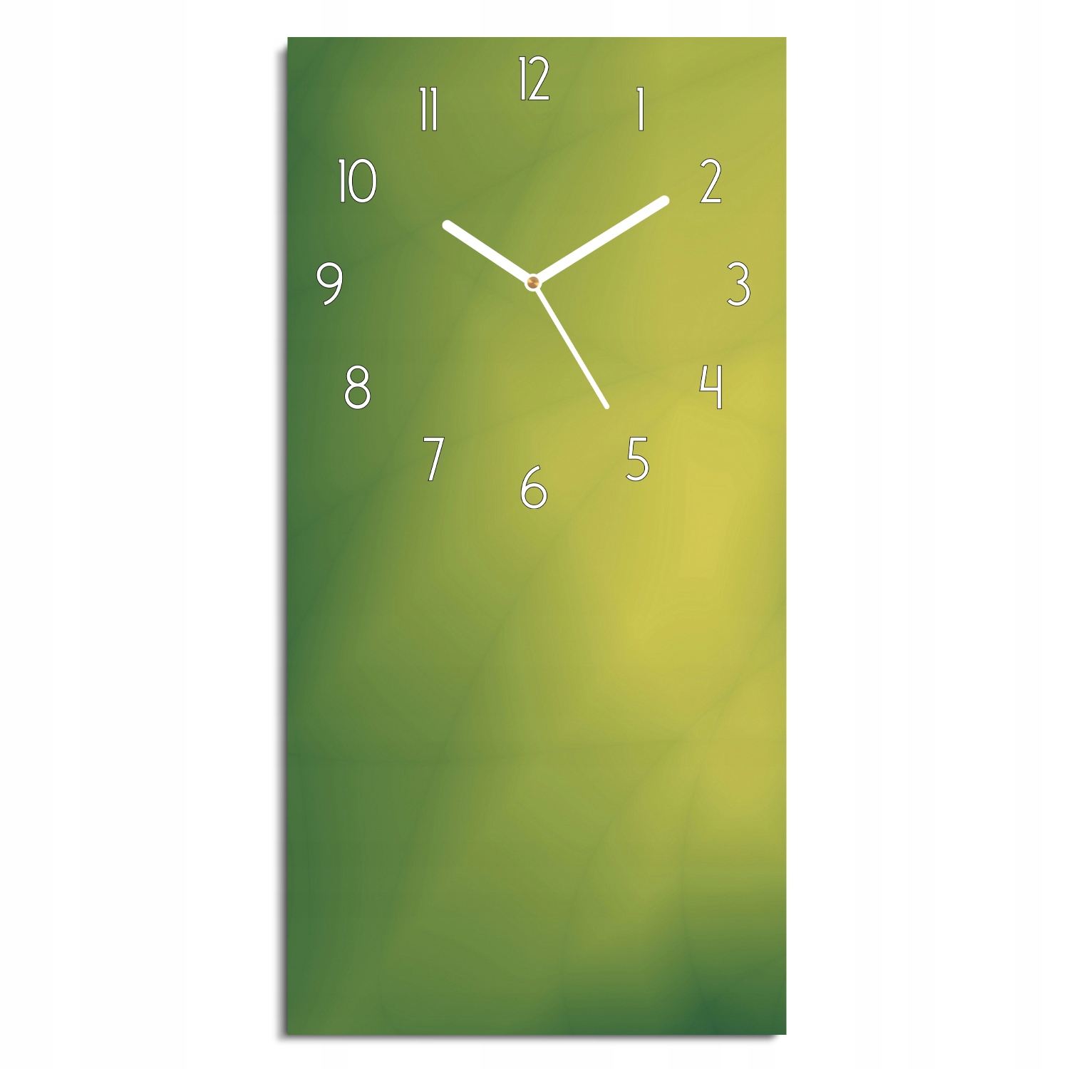 foto-hodiny Zelená kancelářská grafika 30x60 ozdobné