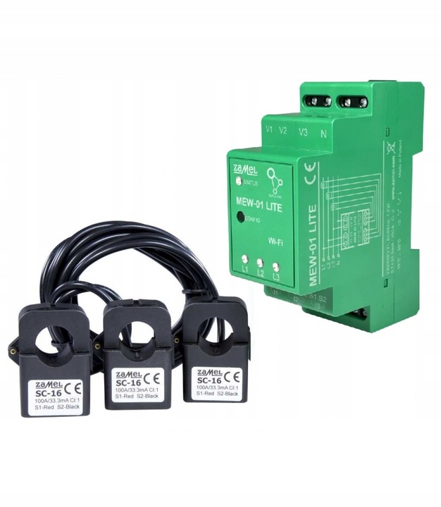 

Dwukierunkowy Licznik Ener 3-faz Supla MEW-01 Lite