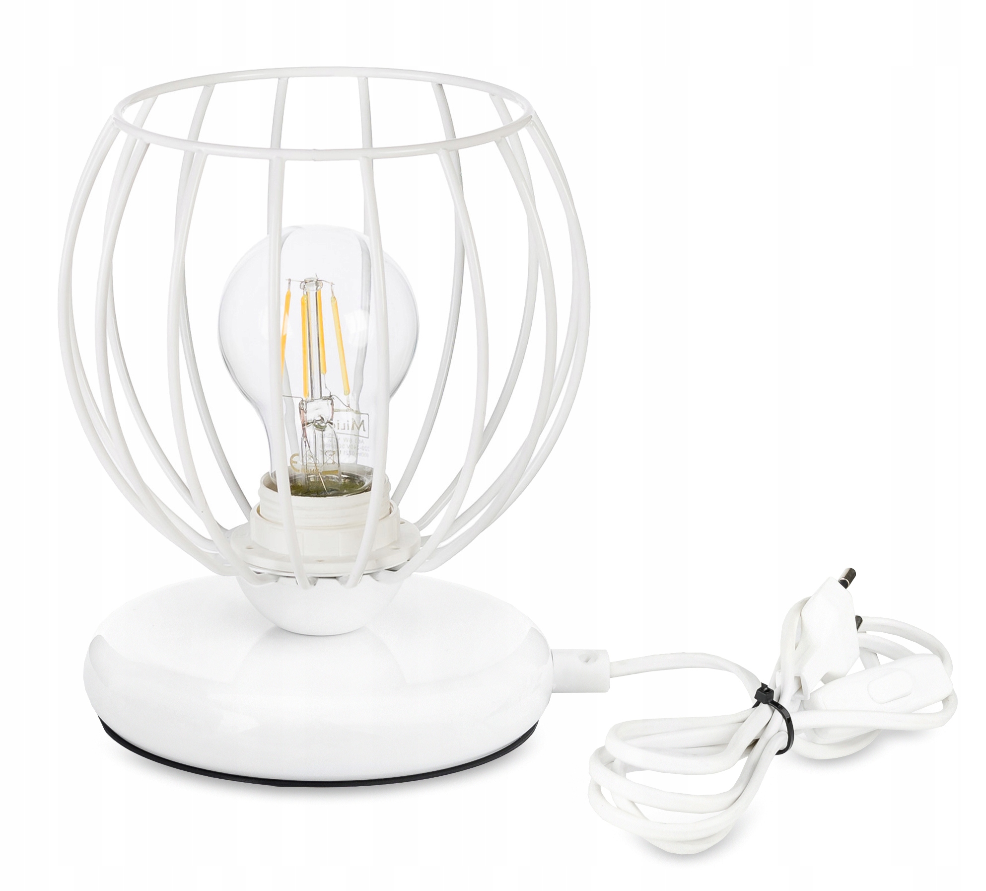

Lampka nocna Lampa stołowa loft na led E27 Drut