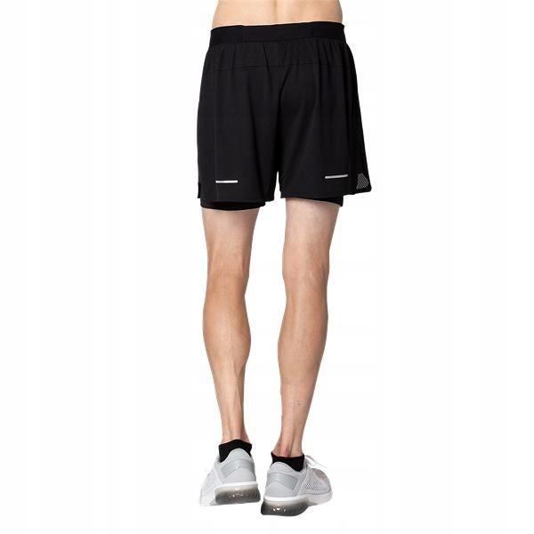 Spodenki sportowe Asics Ventilate 2-N-1 5IN Short Black Rozmiar XXL