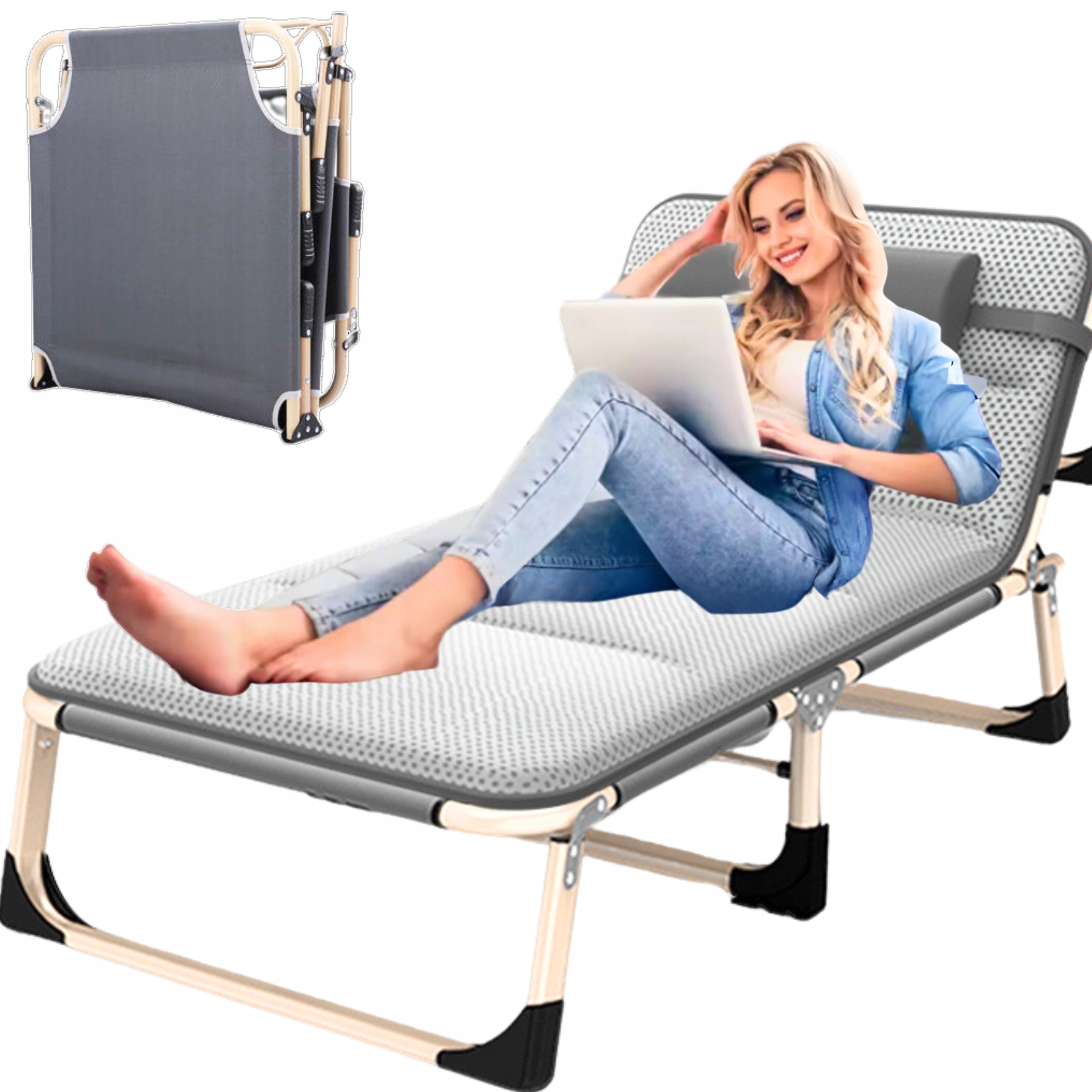 Łóżko Turystyczne Łóżko Składane Łóżko Polowe Premium