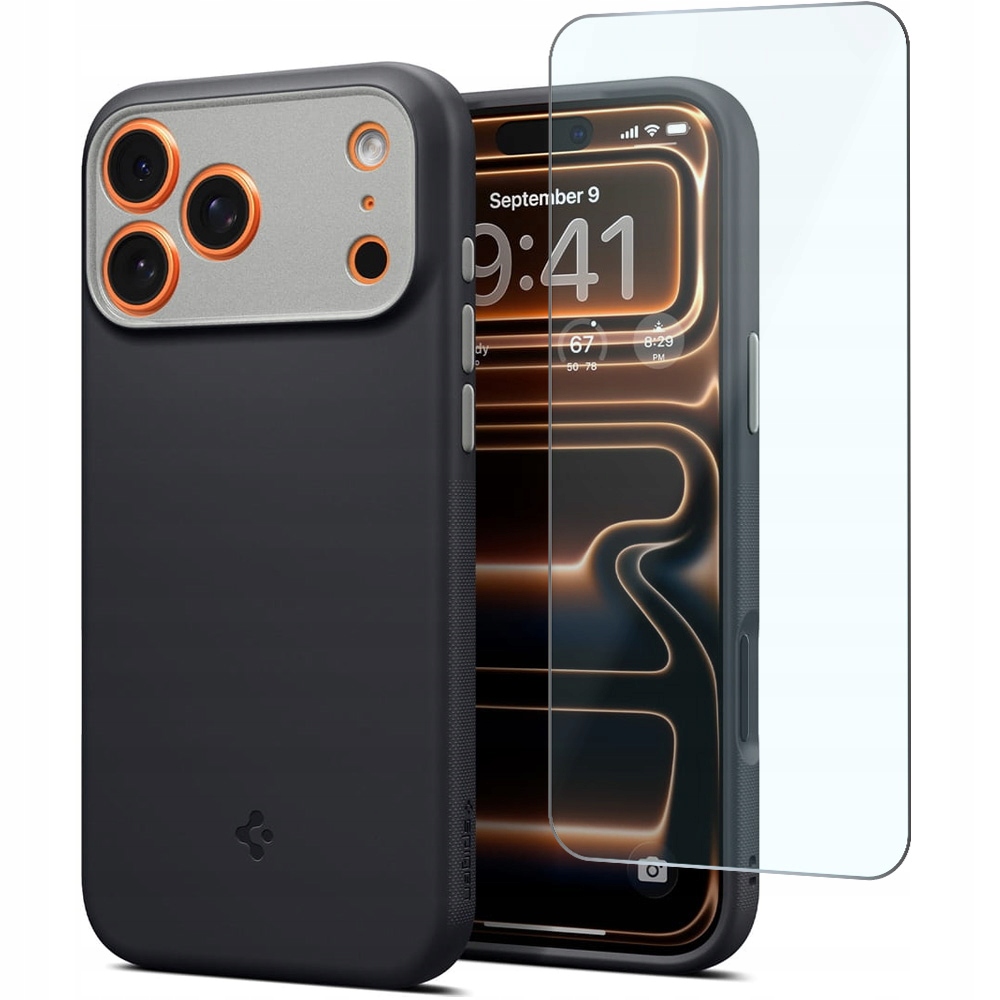 Etui do iPhone 17 Pro, Spigen Nano Pop do MagSafe, stylowe plecki szkło