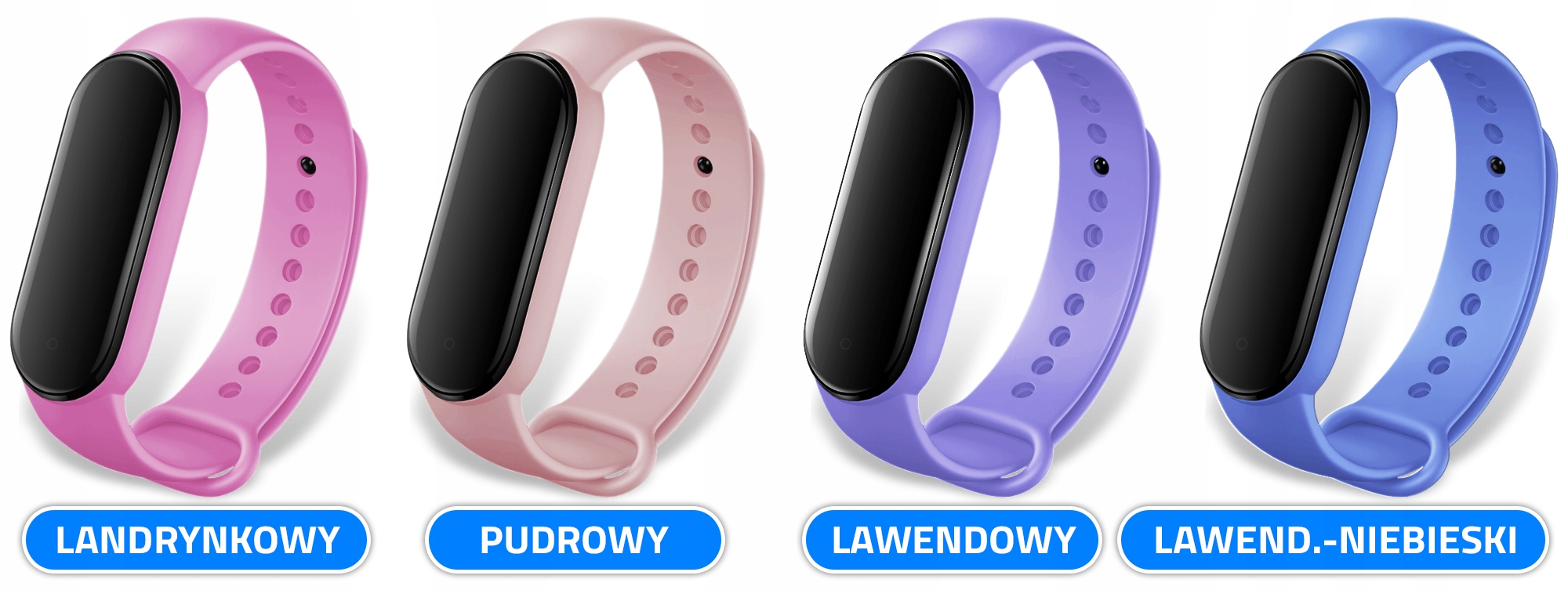 PASEK OPASKA do XIAOMI MI BAND 5/6/7 -DUŻO KOLORÓW Producent ChronSmarta