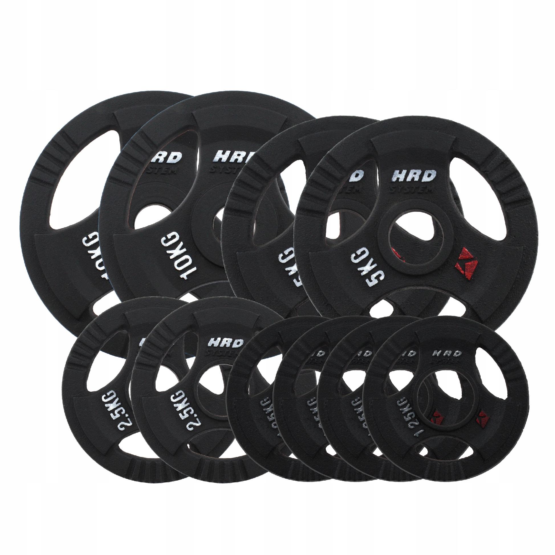 Hrd System Zestaw Obciążenie Olimpijskie żeliwne 50mm 40kg Talerze