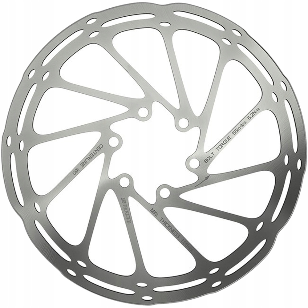 Brzdový kotouč Sram Centerline Rounded 160 mm (6") 6 šroubů (M)