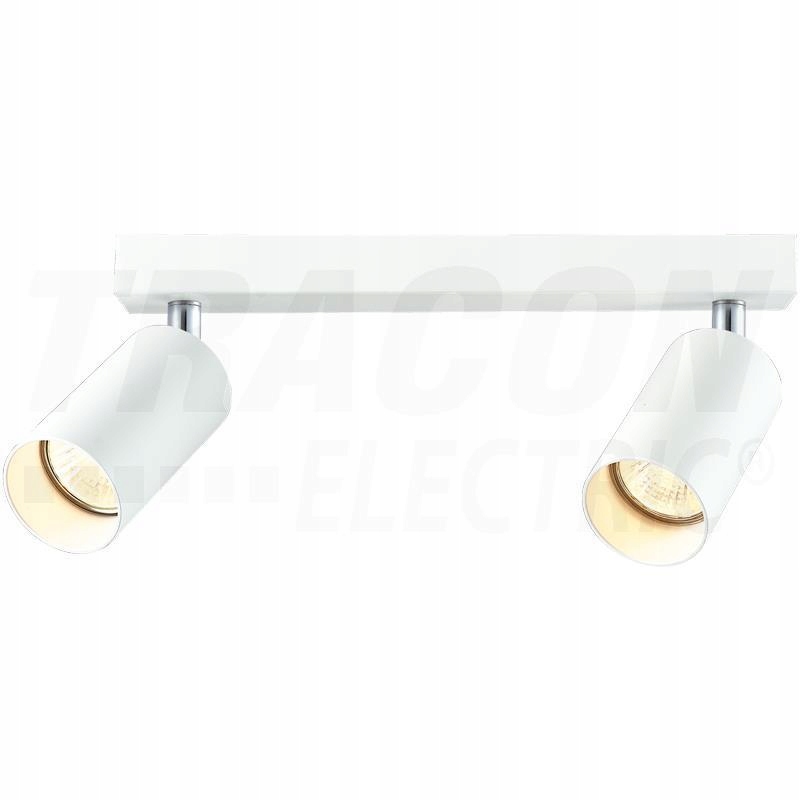 Stropní reflektor, nastavitelný, bílý 2xGU10 SPGU10MA2W