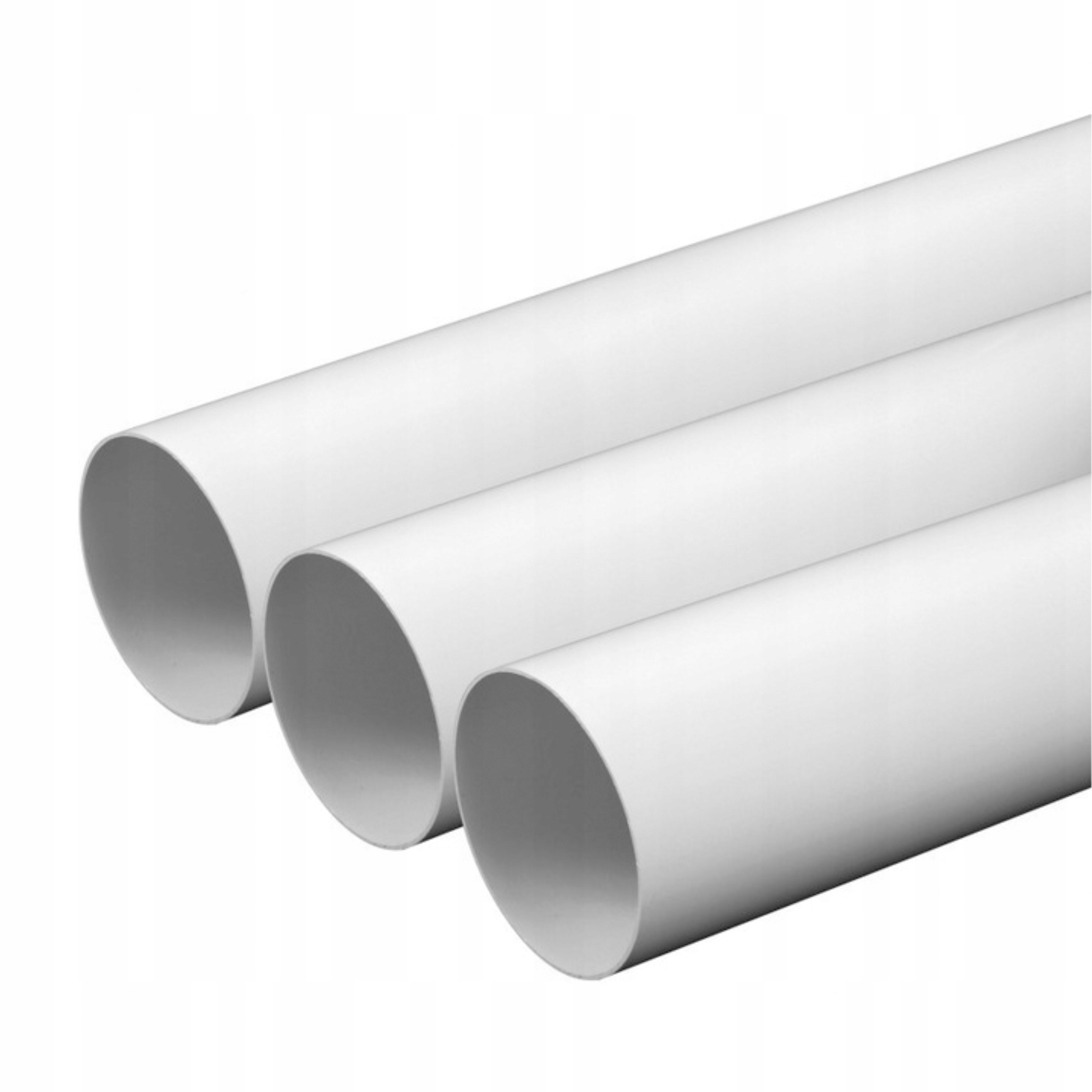 

Kanał okrągły 100mm rura Pcv wentylacja 0,5m 50cm