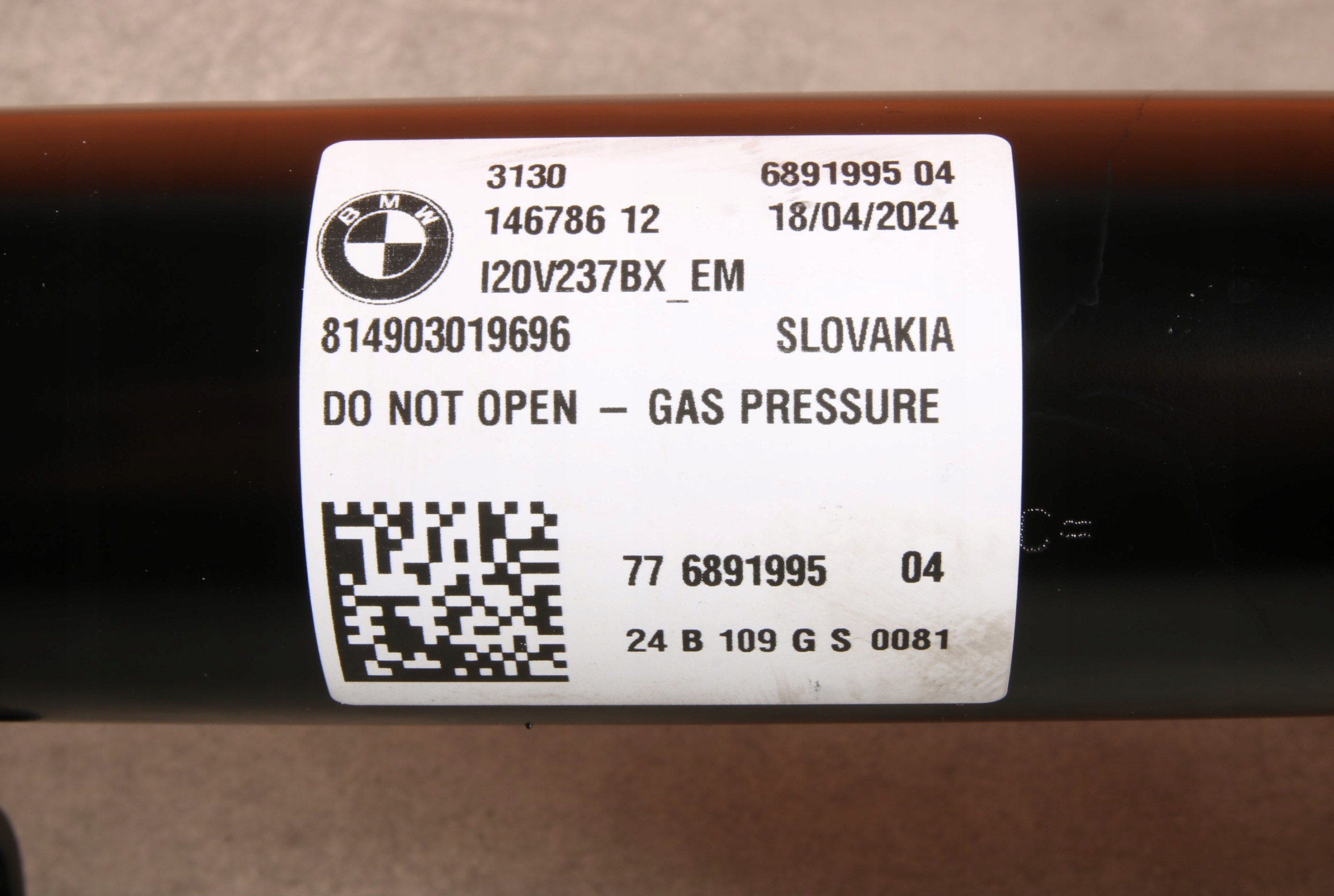 BMW iX I20 xDrive50 XE2 shock absorber left front front 6891995 6447 km !!!