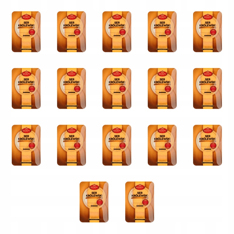 Ser królewski wędzony plastry 135g X17