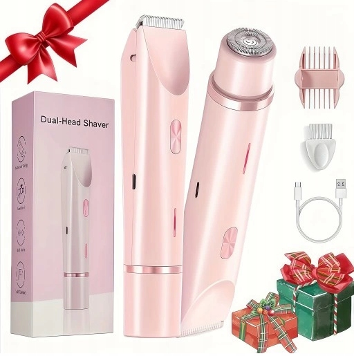 2 v 1 Elektrický holicí strojek pro ženy